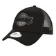 Neu Era NBA Los Angeles Lakers Schwarz auf Schwarz 9FORTY A-Frame Trucker