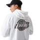 Neu Era NBA Los Angeles Lakers Metallic Hoodie "White-Silver"