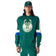 Neu Era NBA Milwaukee Bucks Farbe Block Pullover Hoodie "Dark Green"