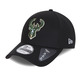 Neu Era NBA Milwaukee Bucks Diamond Era 9FORTY Cap "Schwarz"