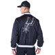 Neue Ära NBA Spurs Satin Bomberjacke "Black"