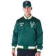 Neu Era NBA Milwaukee Bucks Satin Bomberjacke "Dark Green"