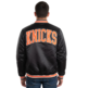 New Era NBA New York Knicks Embroidered Logo Bomber Jacket "Black"
