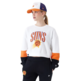 Neu Era NBA Phoenix Sonnen Frauen Farbe Block Crop Crew Neck Sweatshirt
