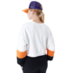 Neu Era NBA Phoenix Sonnen Frauen Farbe Block Crop Crew Neck Sweatshirt