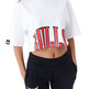 New Era NBA Team Chicago Bulls Womens Wordmark Crop T-Shirt