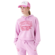 New Era New York Arch Wordmark Crop Hoodie "Pink"