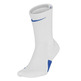 Nike Elite Crew Socken "White Blue"