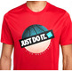 Nike T-Shirt Dri Fit Basket nur tun es "Rot"