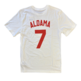 Nike Camiseta España Basket  # 7 ALDAMA # "White Gym Red"