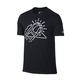Nike Camiseta Reign Basketball (010/schwarz/weiß)
