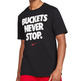 Nike Dri-FIT Schnallen Nie aufhören Basketball T-Shirt