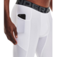 HeatGear® Pocket Long Shorts "White"