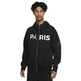 Paris Saint-Germain Full-Zip Reise Fleece "Schwarz"
