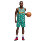 Puma Basketball Flagrant Foul AOP 6" Shorts "Vibrant Green-AOP"