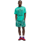 Puma Basketball Flagrant Foul AOP 6" Shorts "Vibrant Green-AOP"