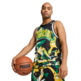 Puma Basketball Rival Rage AOP Mesh Tank "Archive Green-AOP