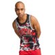 Puma Basketball Rival Rage AOP Mesh Tank "For All time Red-AOP"