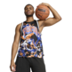Puma Basketball Rival Rage AOP Mesh Tank "Vivid Blue-AOP"