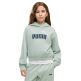 Puma ESS 2 COLOR No. 1 Logo​ Short Length Hoodie FL G "Créme De Mint"