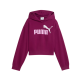 Puma ESS 2 COLOR No. 1 Logo​ Short Length Hoodie FL G "Fuchsia Glow"