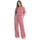 Puma ESS ELEVATED Comfort Velour Straight Leg Pants "Dusky Rosewood"
