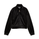 Puma Girls ESS ELEVATED Velour Short Length Trackjacket "Black"