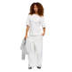 Puma ESS GRAPHICS LEO LUXE Bedazzled Oversized Tee "White"