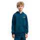 Puma ESS LOGO LAB Brand Back Graphic Hoodie FL B "Midnight Petrol"