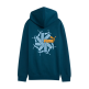 Puma ESS LOGO LAB Brand Back Graphic Hoodie FL B "Midnight Petrol"