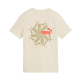 Puma ESS LOGO LAB Brand Back Graphic Tee B "Alpine Snow"