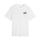 Puma ESS LOGO LAB Relaxed Back Graphic Tee B "White-Earthy Green"