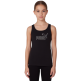 Puma Girl ESS Logo Tank Rhinestone G "Black"