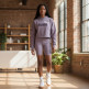Puma Girls ESS Logo Cropped Hoodie G "Pale Plum"