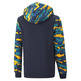 Puma Junior ESS+ Camo Hoodie FLEISCH