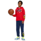 Puma Kids Baskeball HooperHotline Pullover Hoodie "For All Time Red"