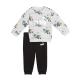 Puma MINICATS SUPER PUMA AOP Crew SET FL INF "White Glow Heather"
