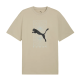Puma PUMATECH Graphic Tee "Pebble Gray"
