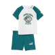 Puma SUPER PUMA Tee Short Set "White-Green"