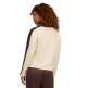 Puma T7 Relaxed Long Sleeve Polo " Alpine Snow-Chocolate Brown"