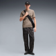 Puma T7 Relaxed Tartan Woven Track Pants op " Black"
