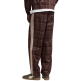 Puma T7 Relaxed Tartan Woven Track Pants op "Chocolate Fondue"
