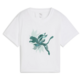 PUMA W GREEN TERRAINS FASHION GRAPHIC TEE "White"