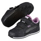 Puma Whirlwind Glitz V Kinder Trainer (Schwarz/Orchid)