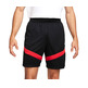 Kurz Nike Icon Dri-FIT Basketball "Black Red"