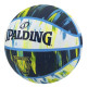 Spalding Basketball Rubber Marble Series Navy-Volt (Size 7)