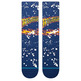 Stance Casual NBA Overspray Warriors Crew Socken