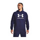 Hoodie UA Rival Fleece Logo "Navy"