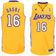 Camiseta Adidas NBA Swingman Gasol Lakers (amarilla/púrpura)