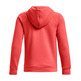 UA Boys\' Rival Fleece Big Logo Hoodie "Venom Red"